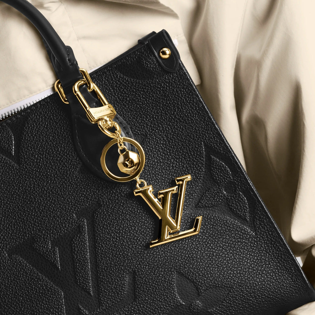 LV Facettes Bag Charm & Key Holder