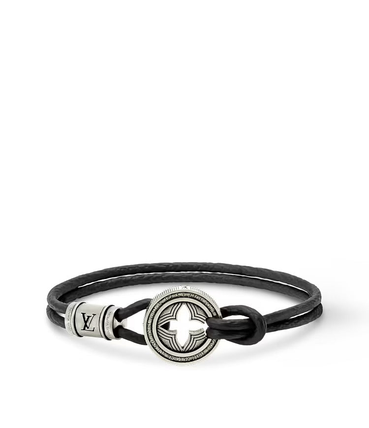 LV Tic Tac Toe Leather Bracelet