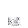 Tumbler Earcuff, White Gold and Diamonds