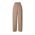 Wide-Leg Cotton Pants