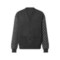 Monogram Mix Cashmere Cardigan