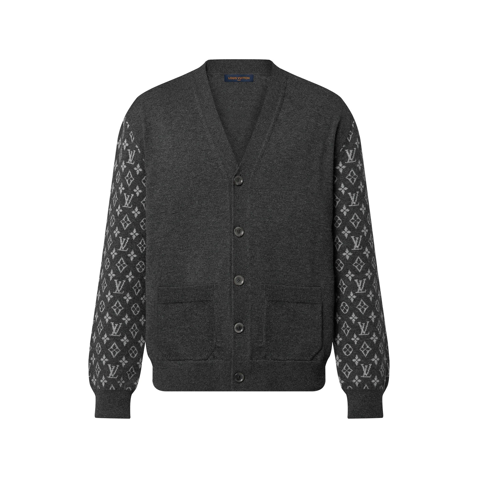 Monogram Mix Cashmere Cardigan
