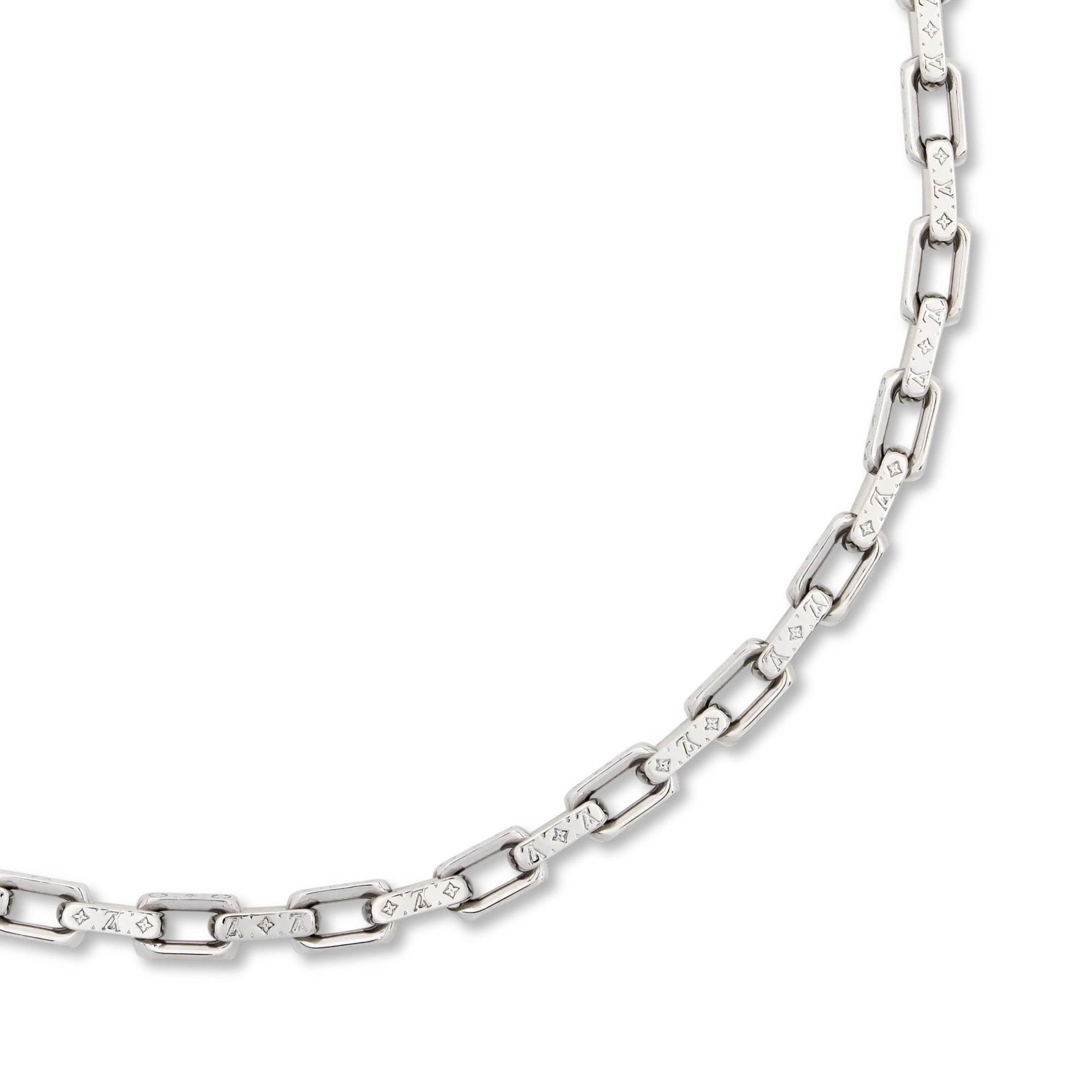 Mini Monogram Chain Necklace