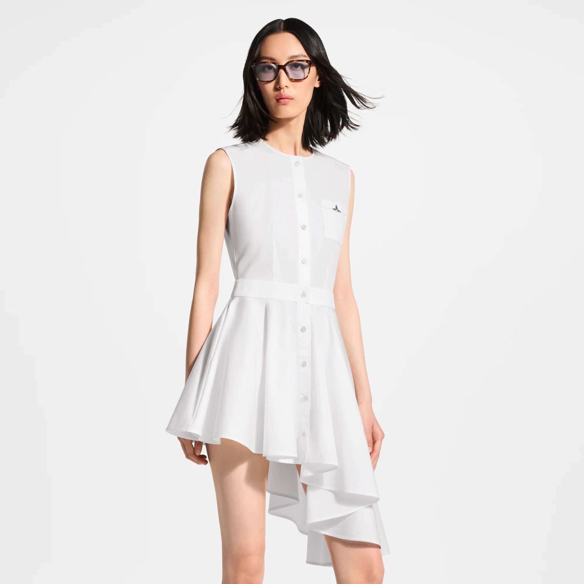 Asymmetrical Shirt Dress