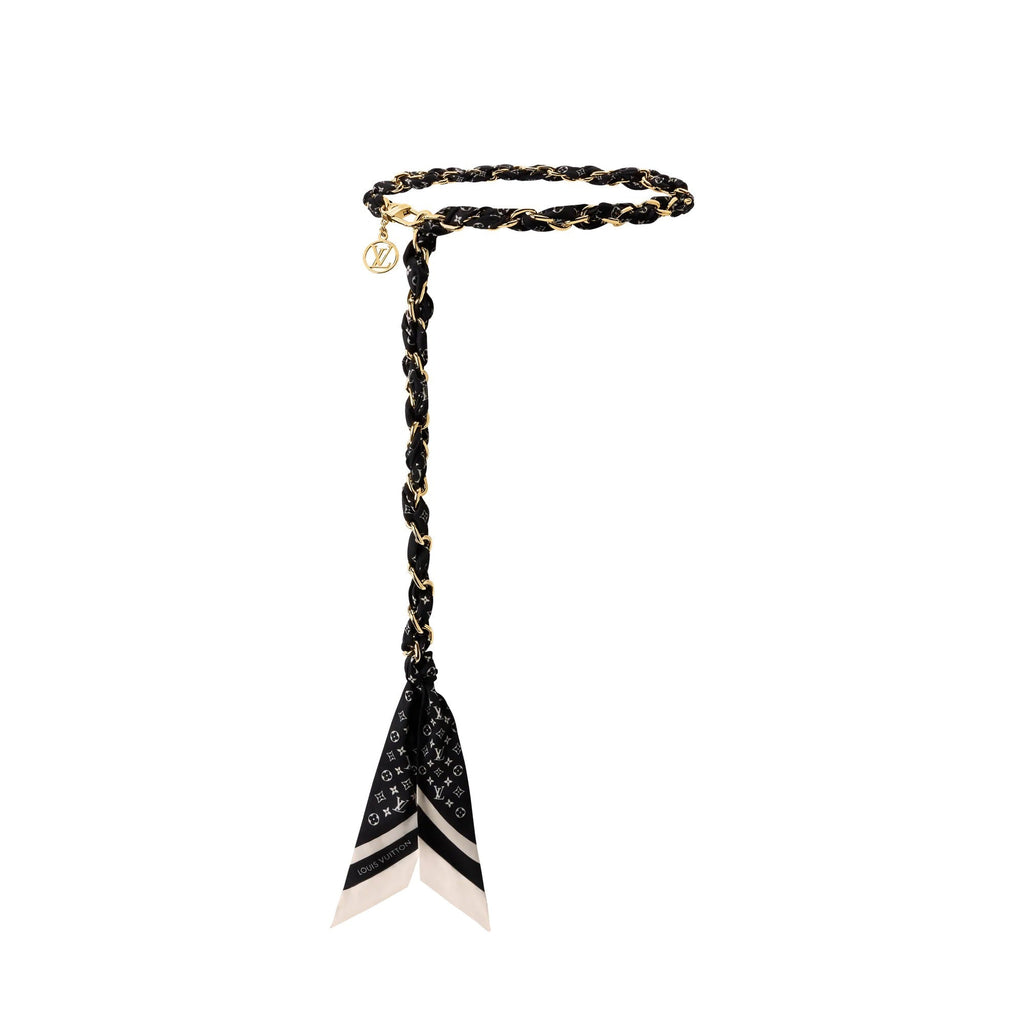Monogram Silhouette Foulard Tresse Belt
