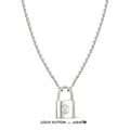 Silver Lockit pendant, sterling silver