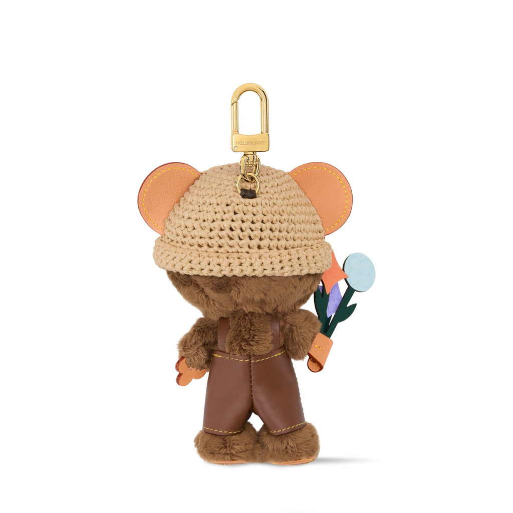 LV Louis Bear Bag Charm