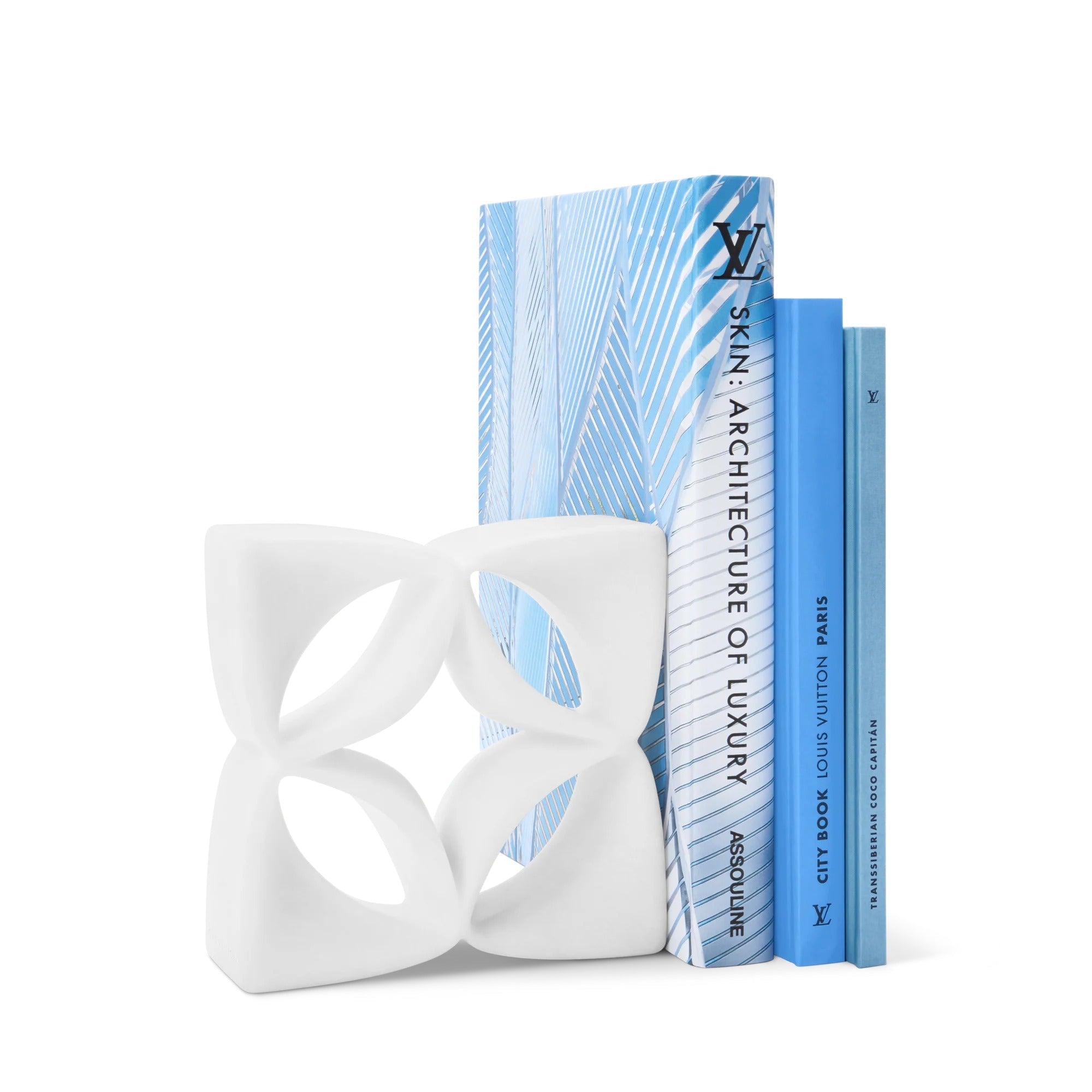 Monogram Flower Bookend