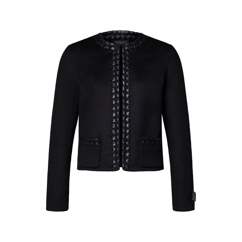 Braided Trim Boxy Jacket