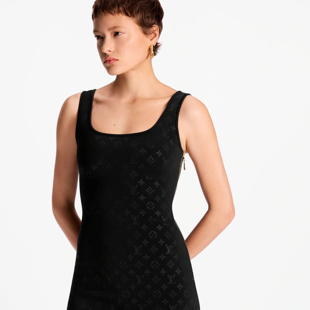 Embossed Monogram Tank Dress