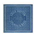 LV Denim Stamp Square 90