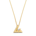 LV Volt One Small Pendant, Yellow Gold And Diamond