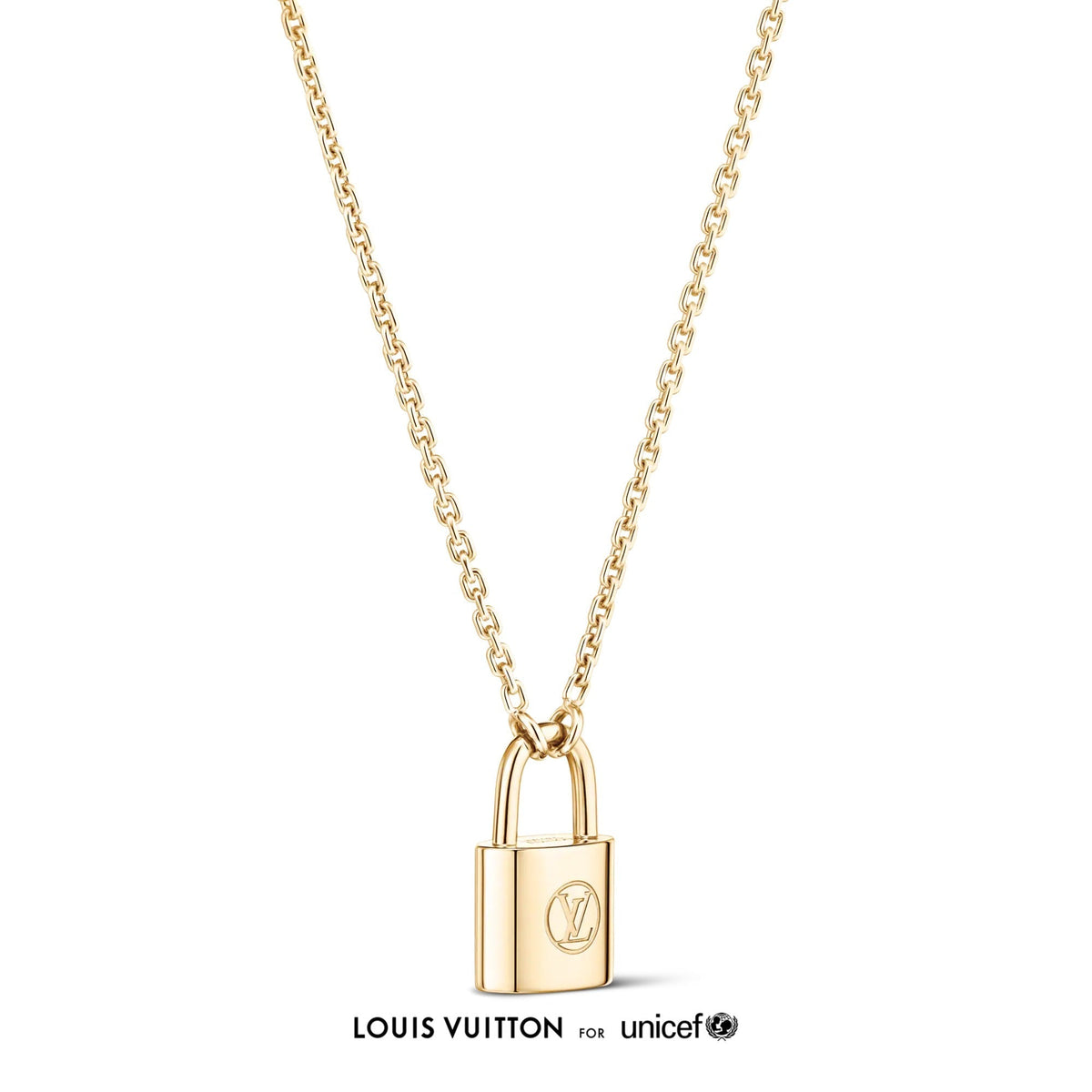 Silver Lockit Exclusive Gold Edition Pendant, Yellow Gold