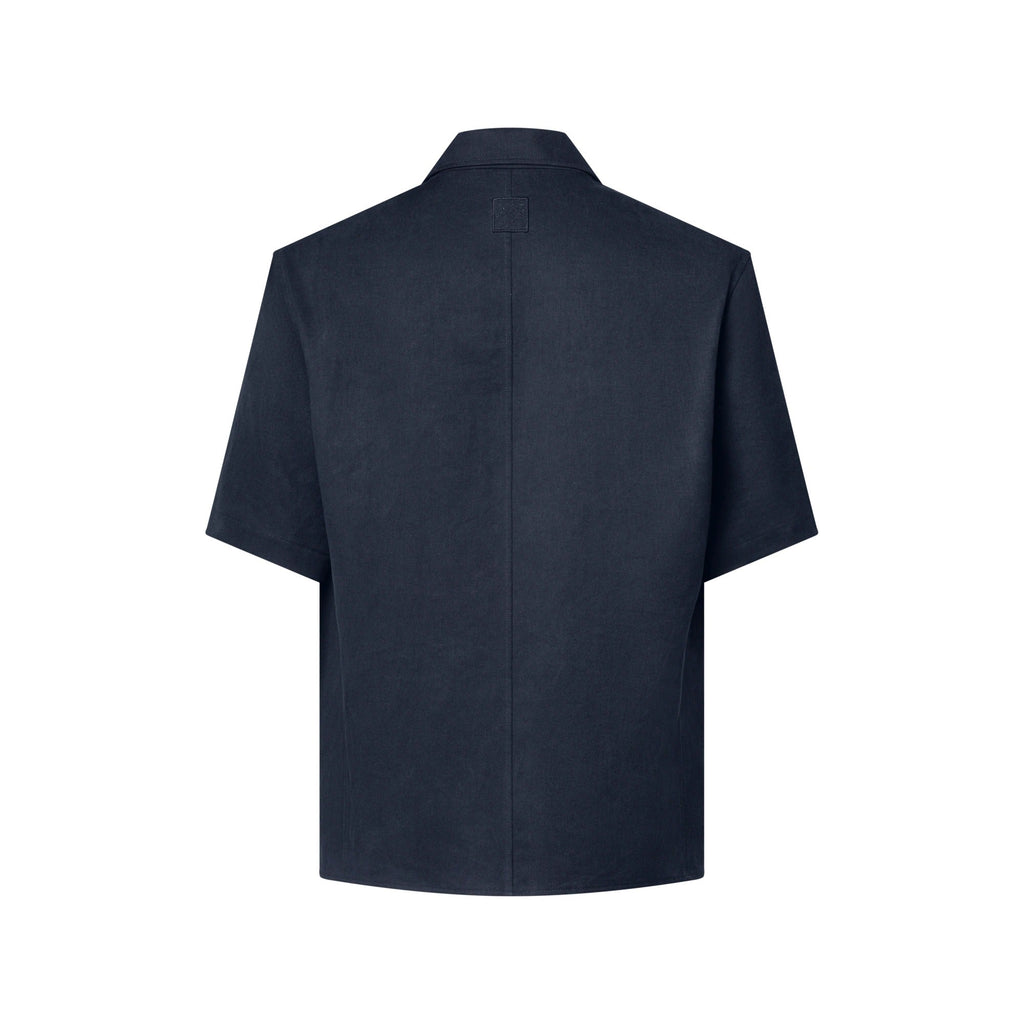 Double Breasted Short-Sleeved Shirt