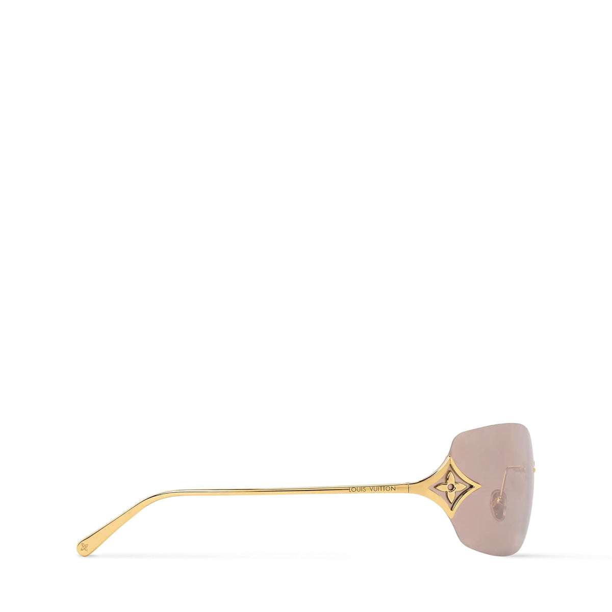 Curvy Flower Rectangle Sunglasses