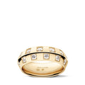 Le Damier de Louis Vuitton Large Ring, Yellow Gold and Diamonds