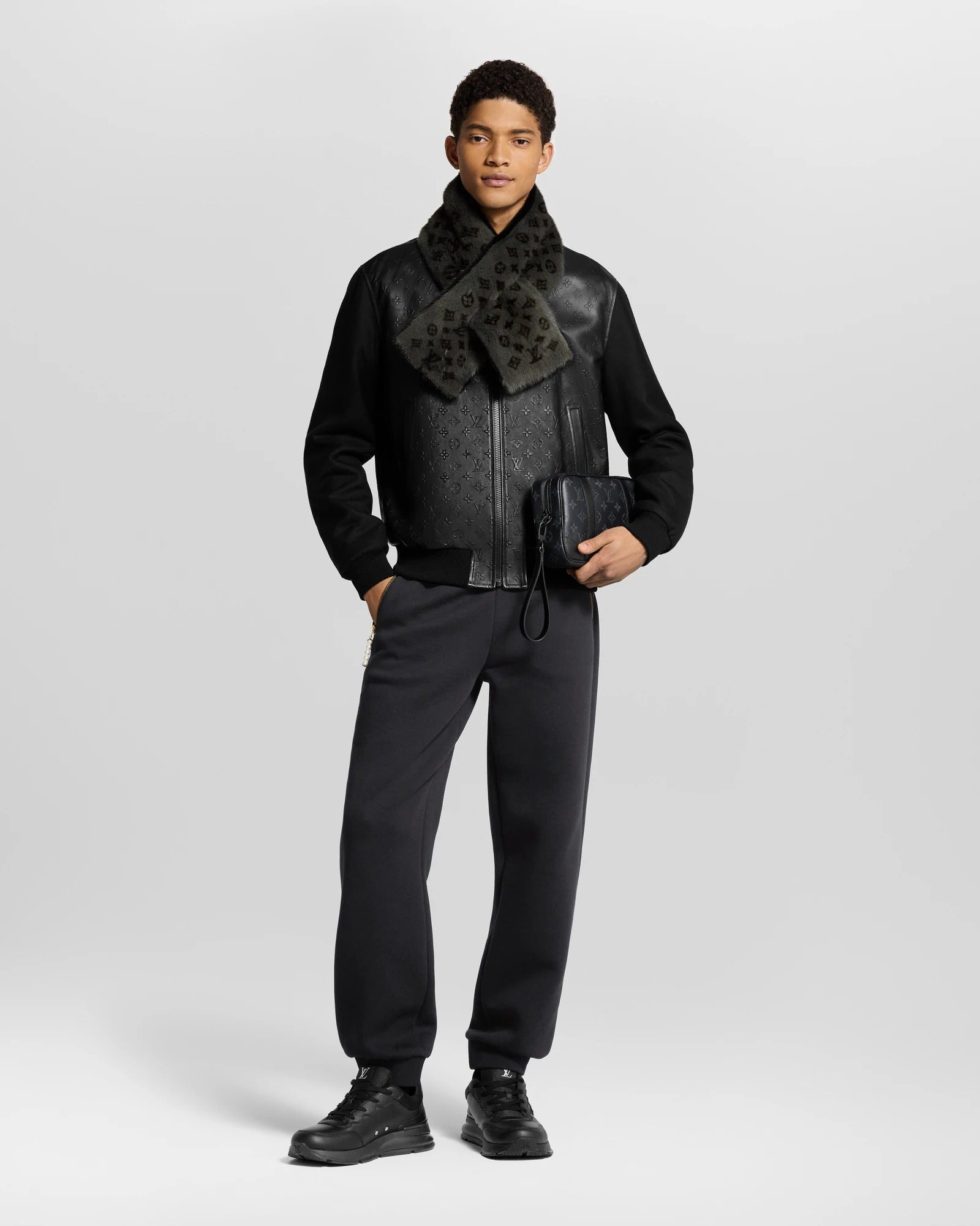 Monogram Reverso Fur Scarf