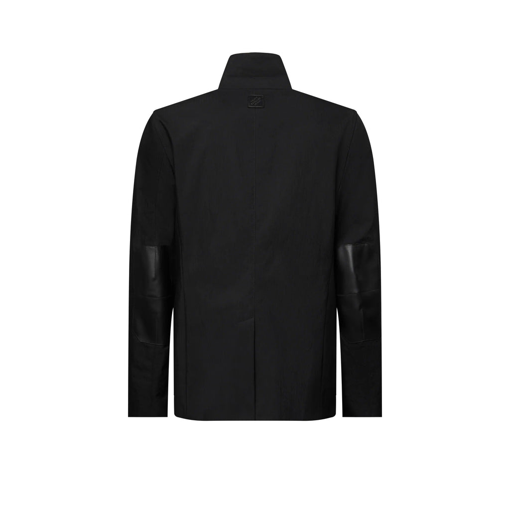 Cotton Ripstop Zippered Single-Breasted Jacket