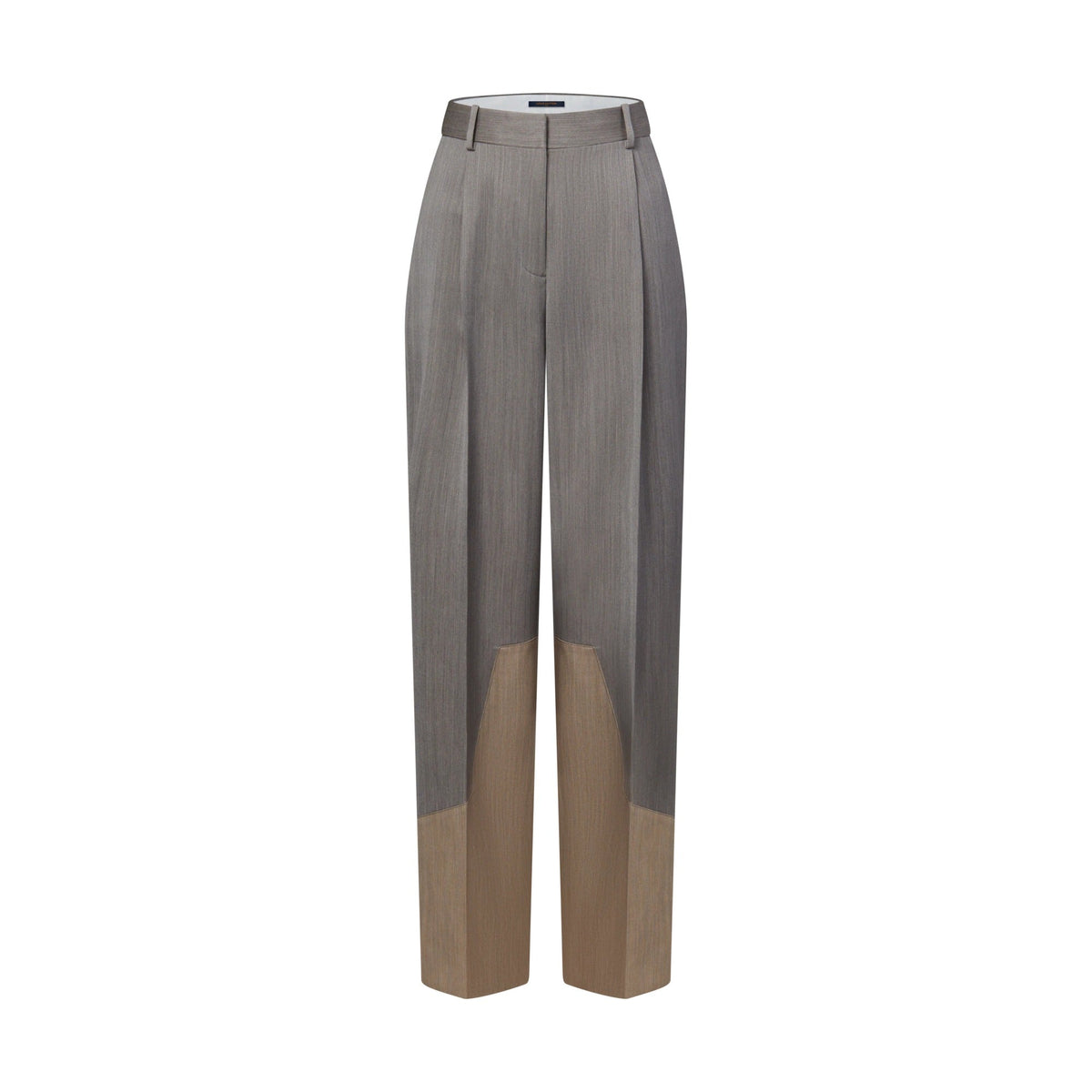 Color-Blocked Tailored Pants