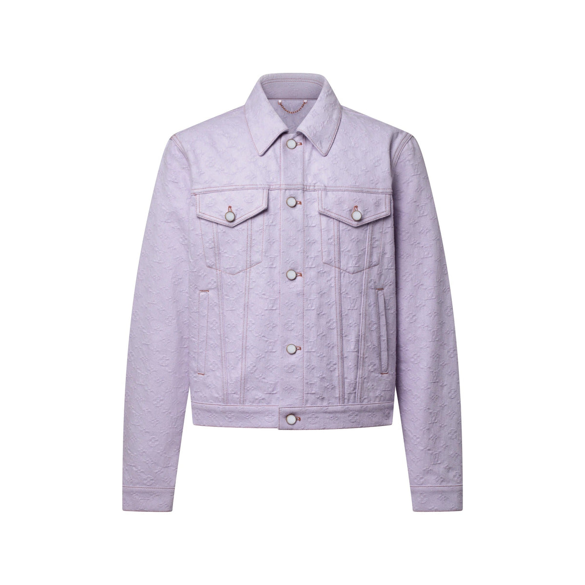 Monogram Jacquard Denim Trucker Jacket