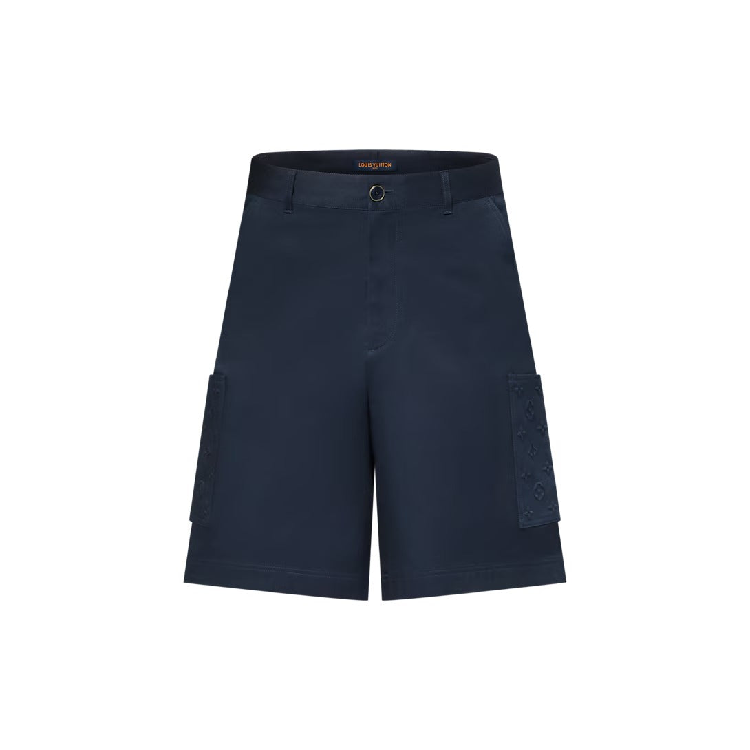 Monogram Pocket Cargo Shorts