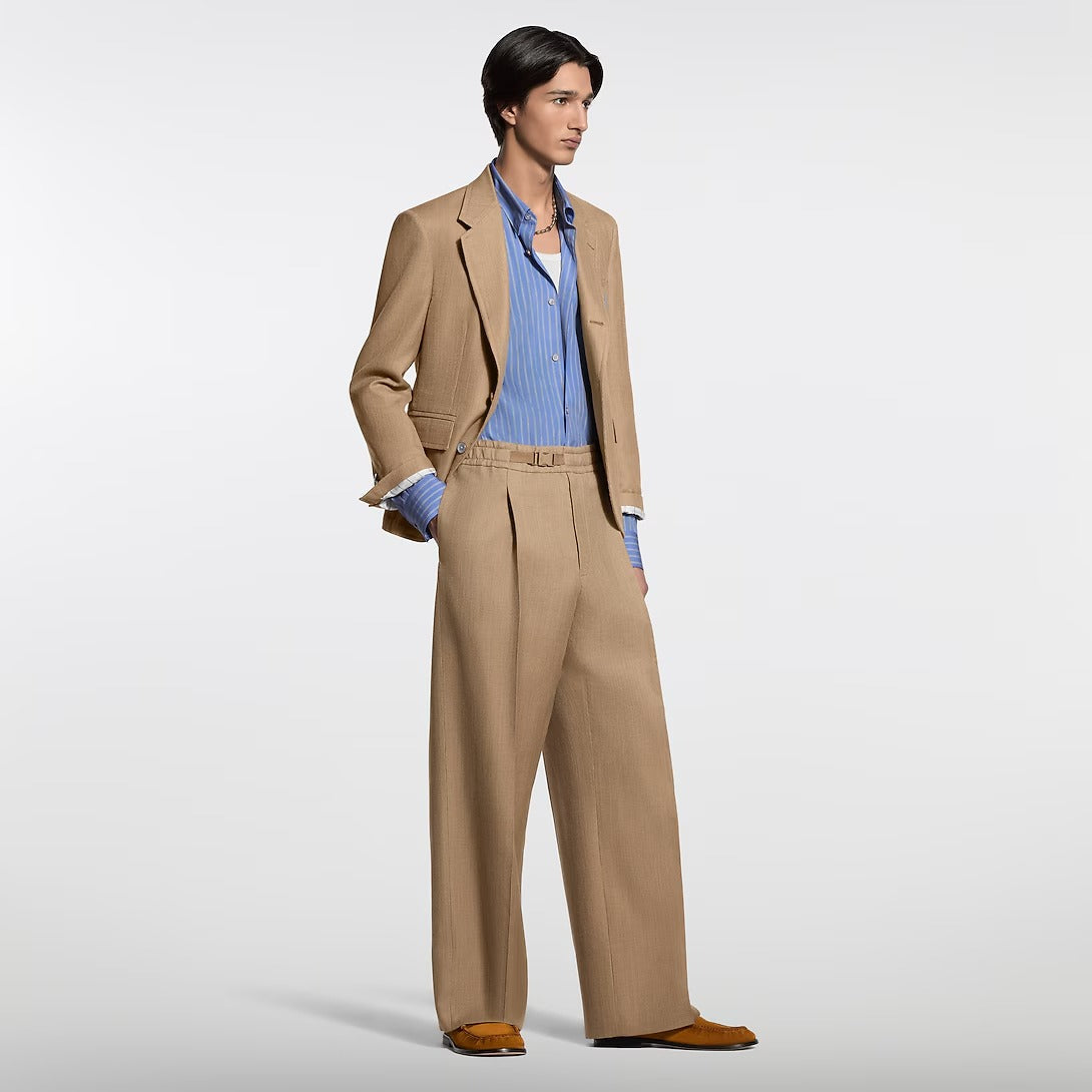 Buckle Drawstring Pants