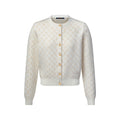 Monogram Brushed Knit Cardigan