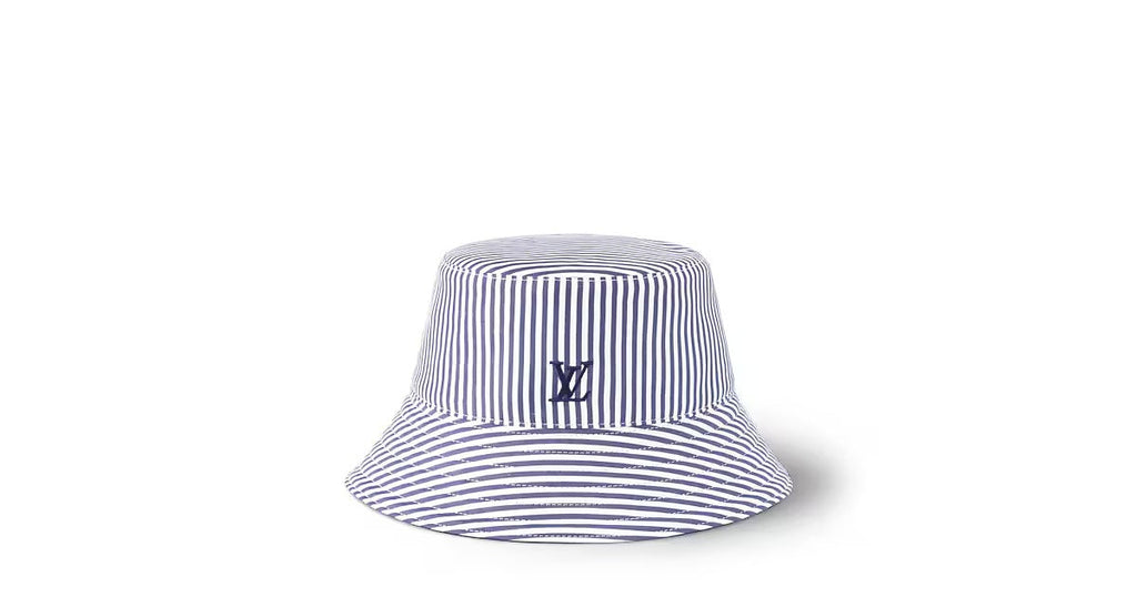 LV League Striped Bucket Hat