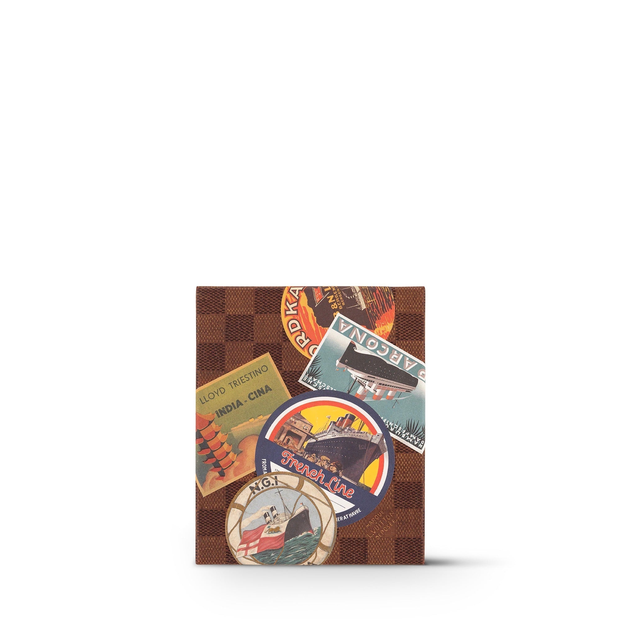Ocean Liners Labels Postcard Box