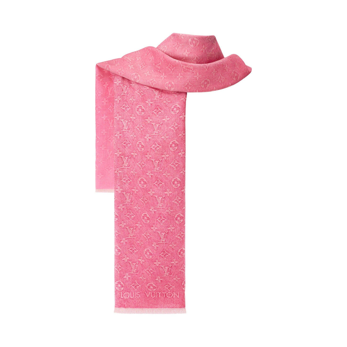 LV Denim Gradient Stole