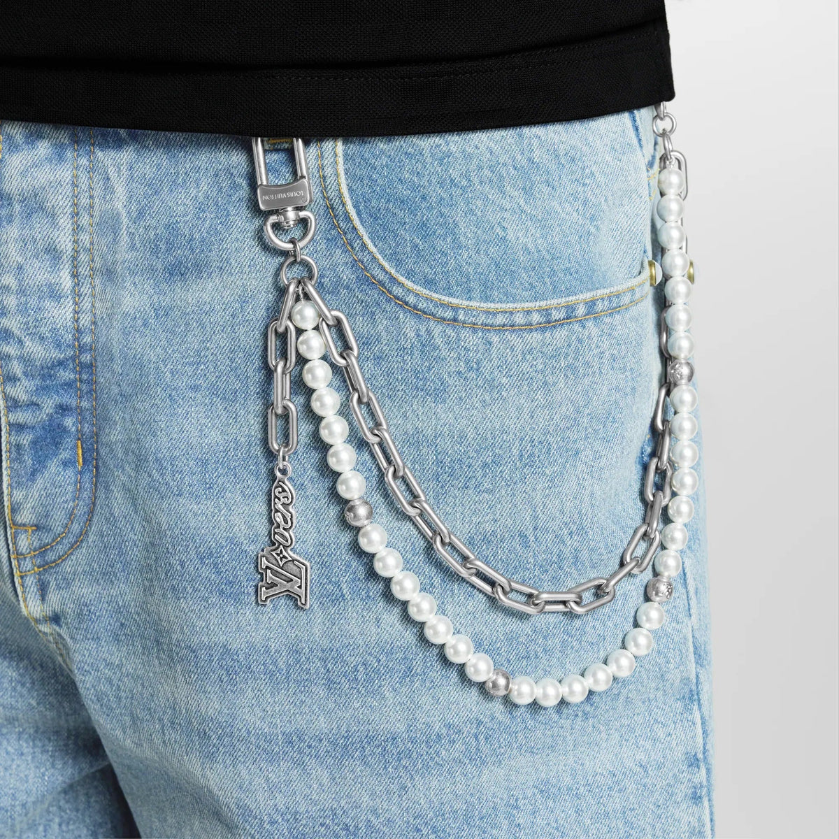 Pearls Chain Belt and Bag Charm