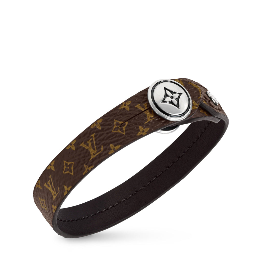 LV Studs Leather Bracelet