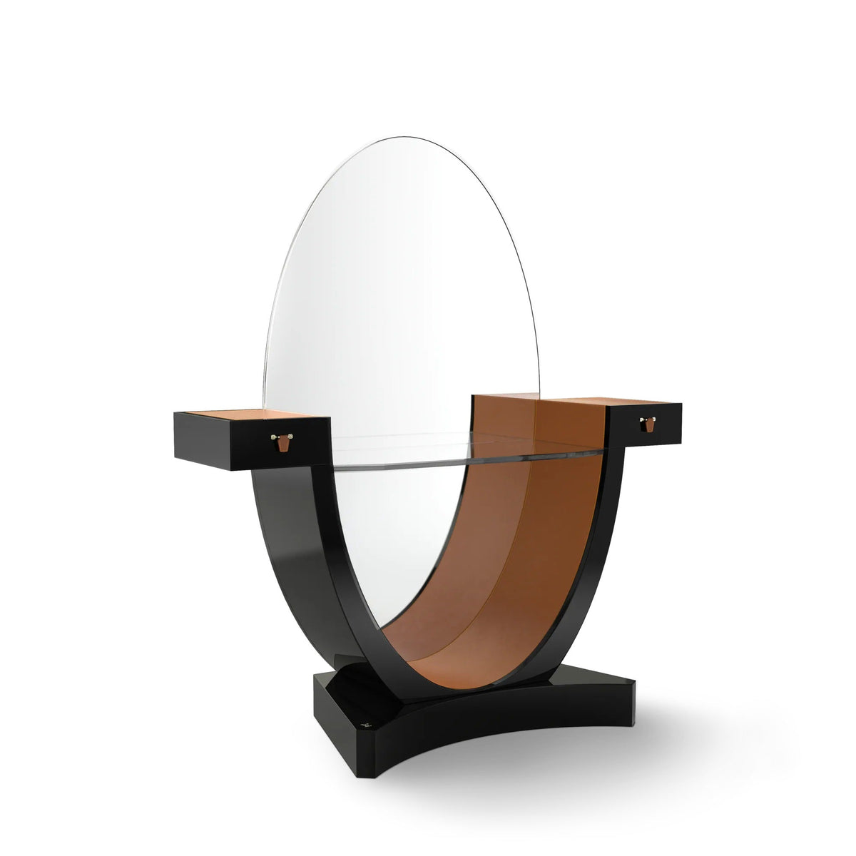 Celeste Dressing Table - Black Lacquer