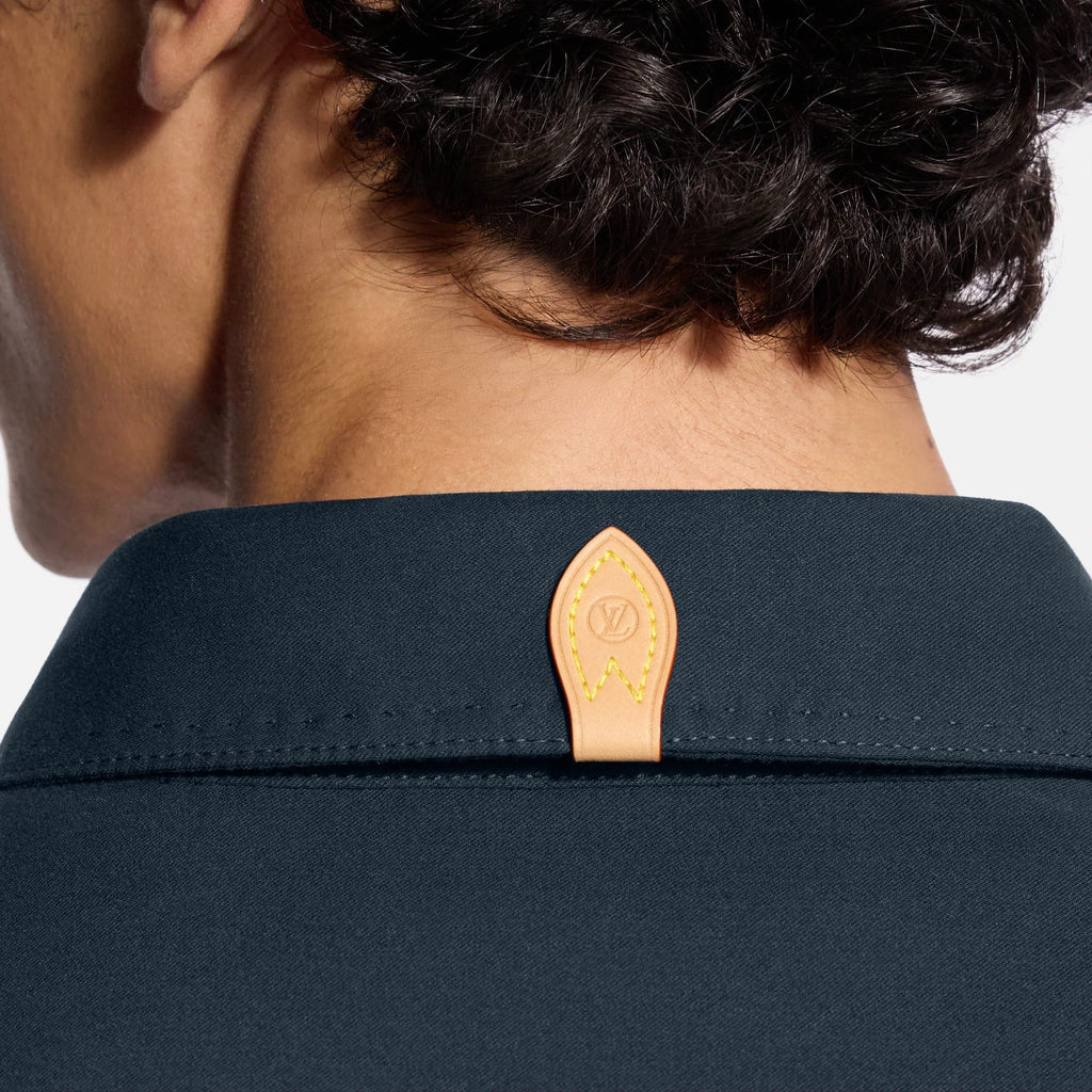 Long-Sleeved Cotton-Silk Crepe Shirt