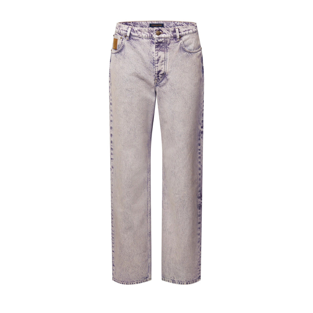 Faded Denim Skate Pants