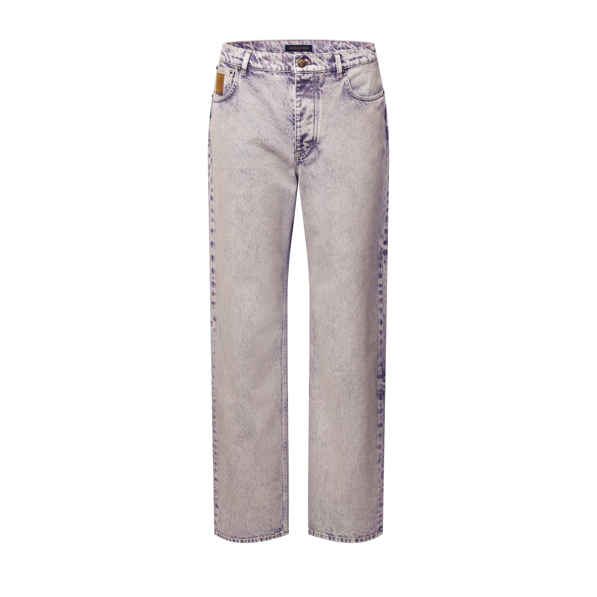 Faded Denim Skate Pants