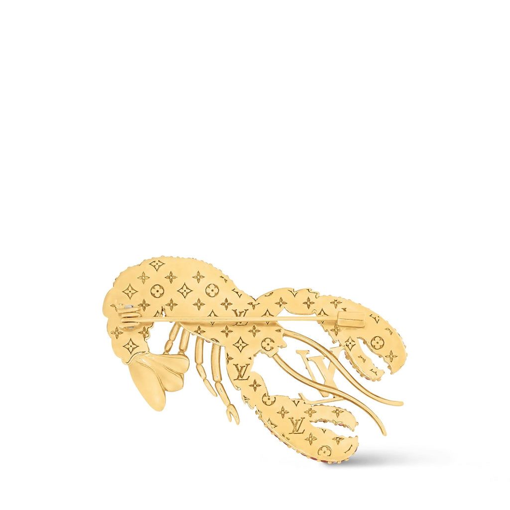 LV Lobster Brooch