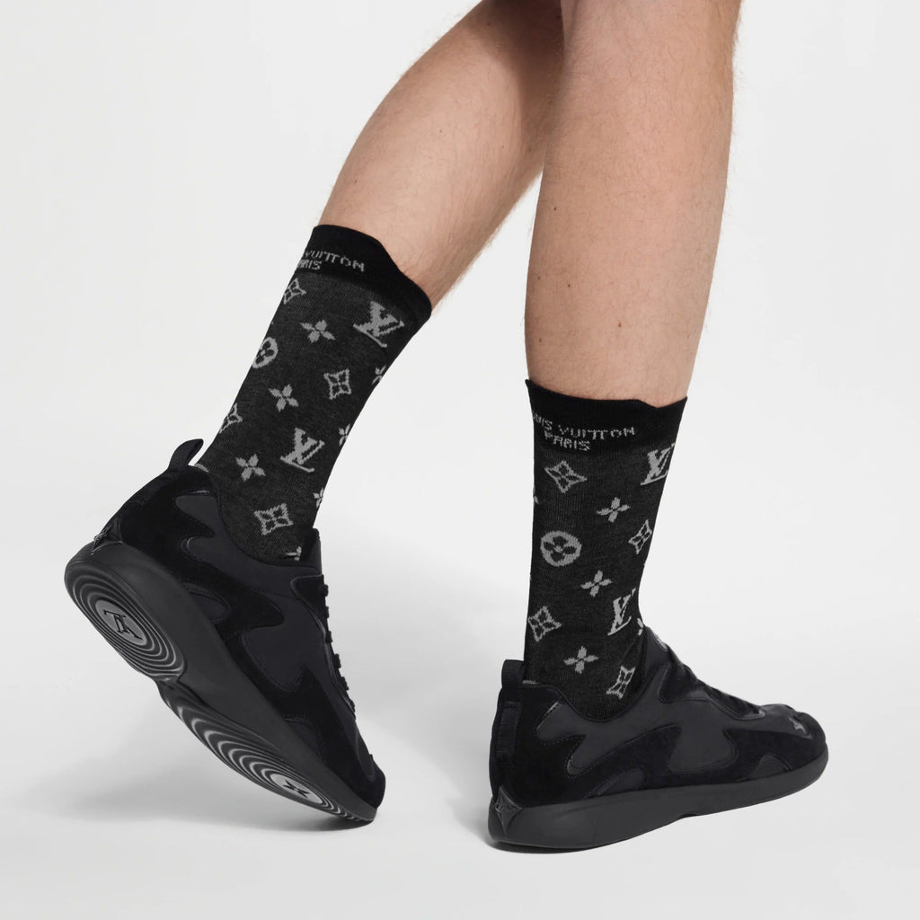 Monogram Reflective Socks