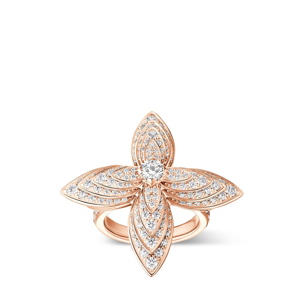 Idylle Blossom Ring, Rose Gold and Diamonds