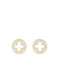 Empreinte Ear Studs, Yellow Gold and Diamonds