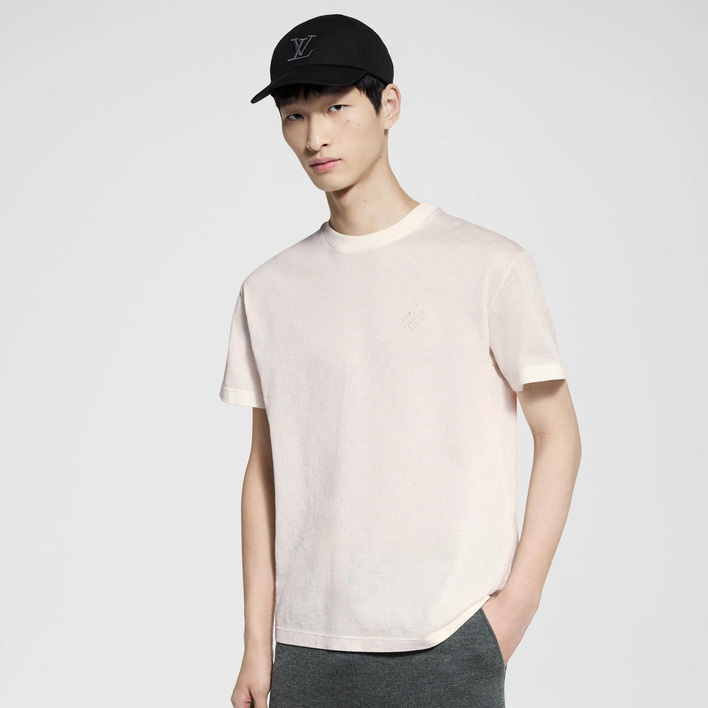 Damier Cotton Pique T-Shirt