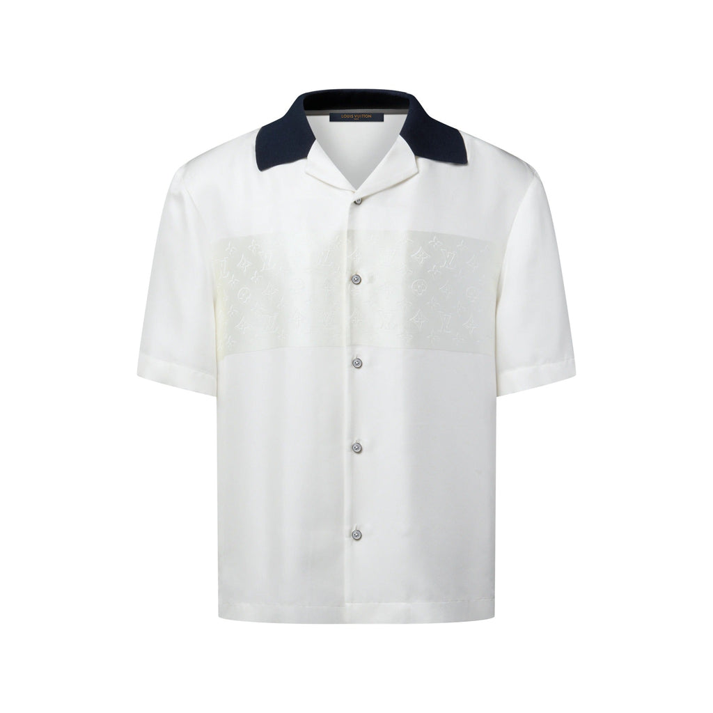 Short-Sleeved Silk Shirt