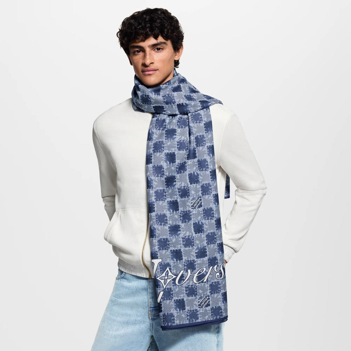 Splash Damier Stole