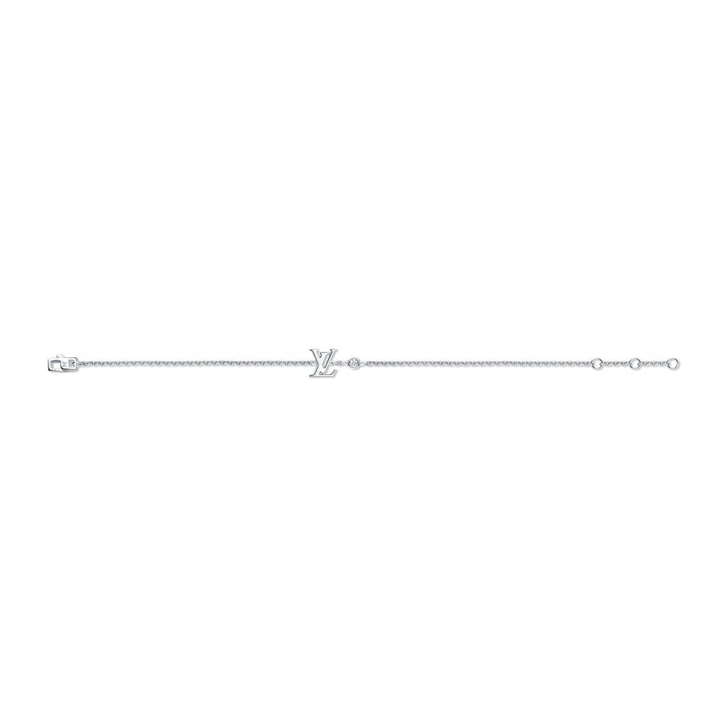 Idylle Blossom LV Bracelet, White Gold And Diamond