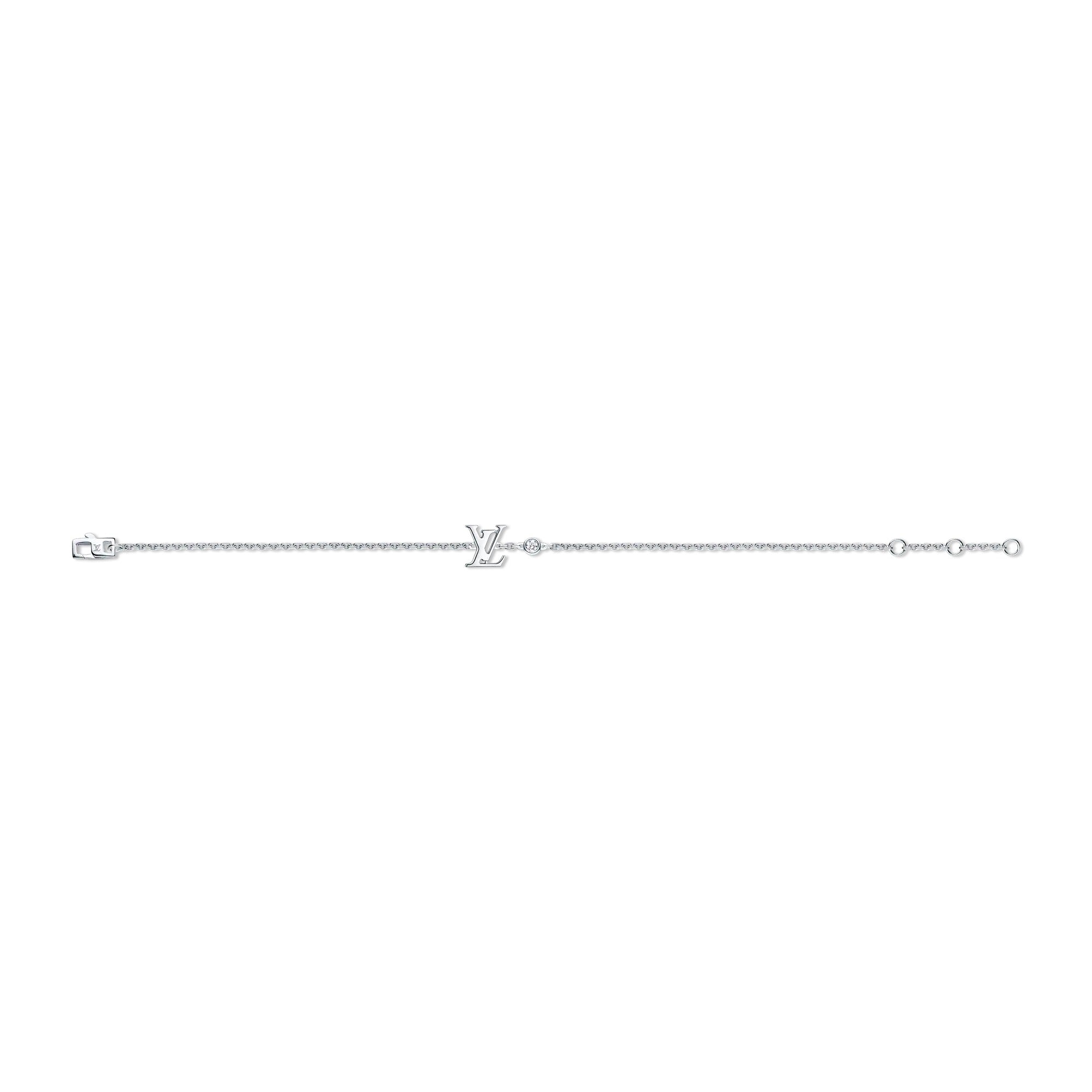 Idylle Blossom LV Bracelet, White Gold And Diamond