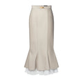 Ruffle Trim Skirt