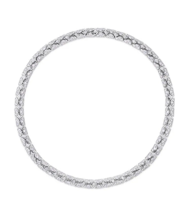 Galaxie Necklace, White Gold and Diamonds