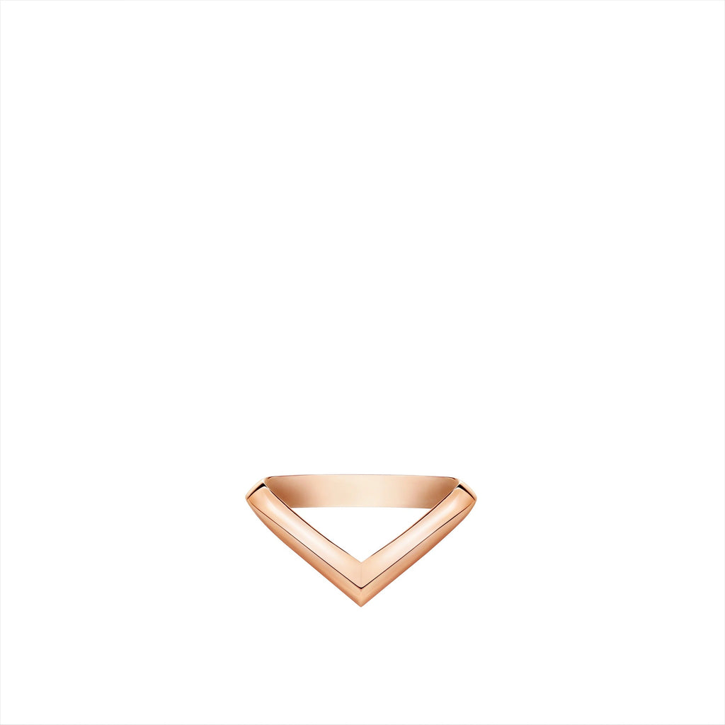 LV Diamonds V Ring, Pink Gold