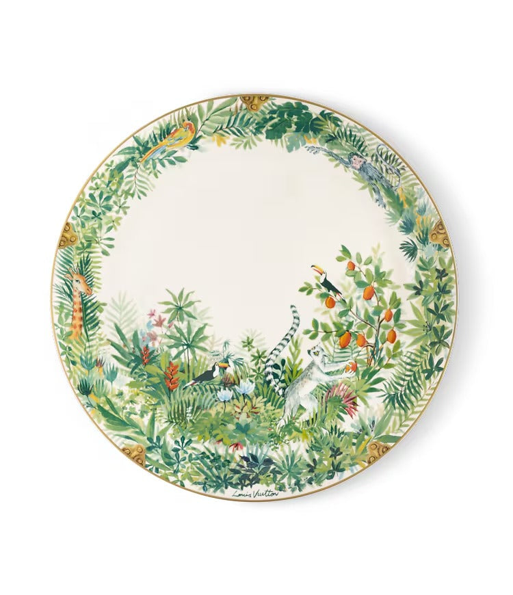 Tropical Jungle Set Of 2 Presentation Plates