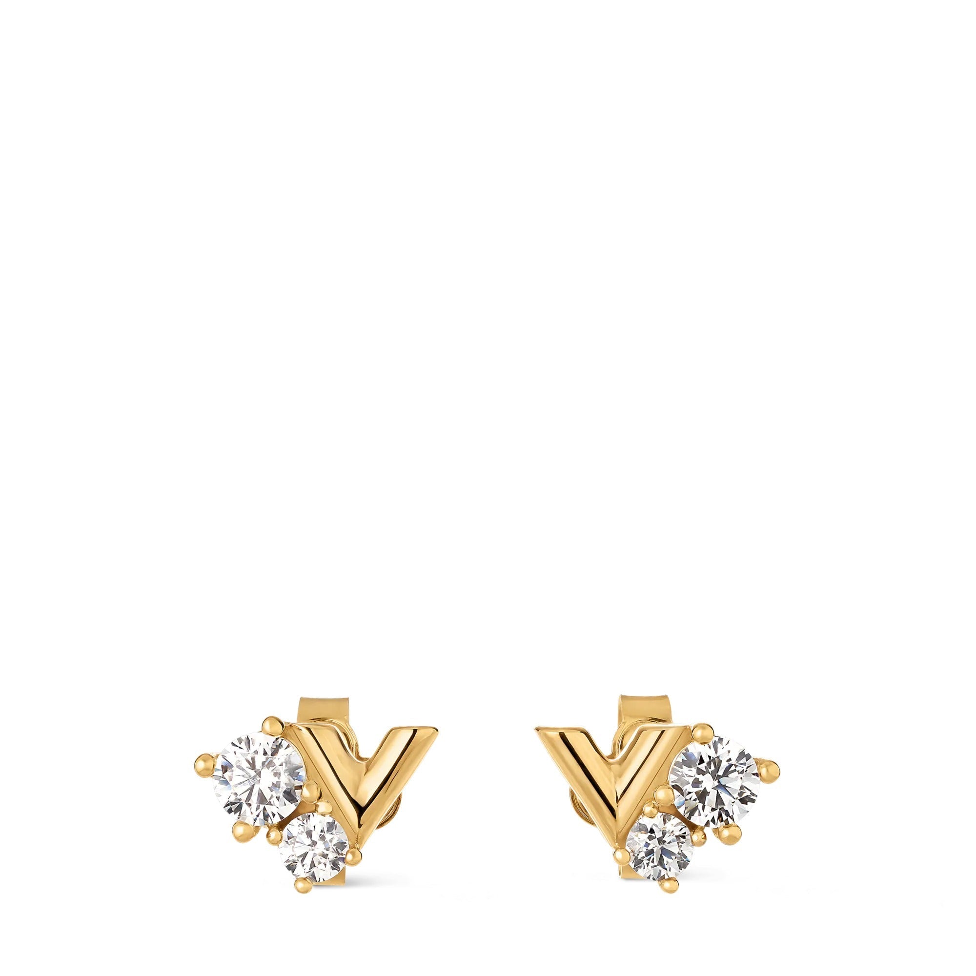 Essential V Strass PM Earrings